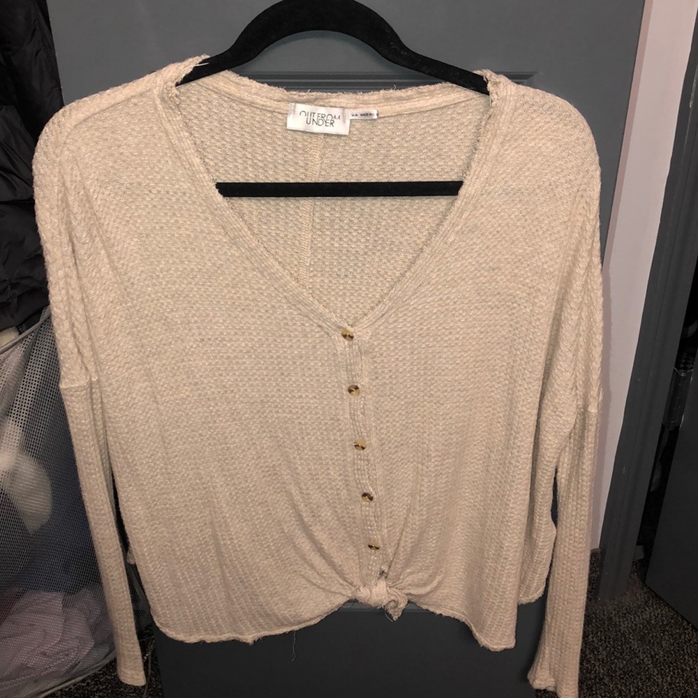 Tan sweater